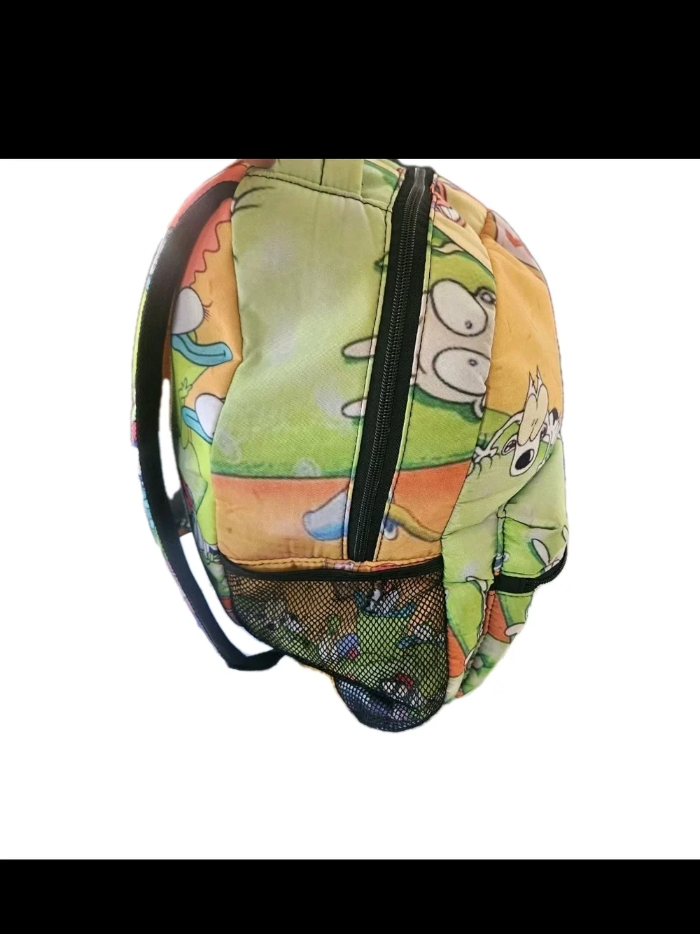 Retro 90s Nickelodeon Characters Mash-up Backpack. Rocko's Modern, Ren&Stimpy